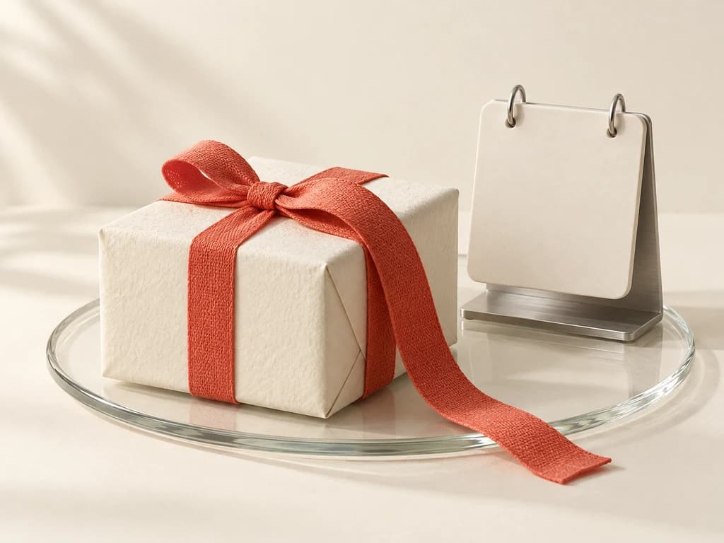 Ілюстрація Gift Concierge: календар, подарунок і особисті вподобання